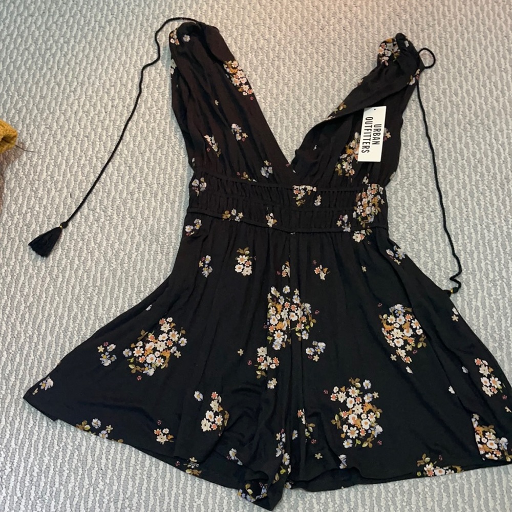 Urban outfitters romper floral